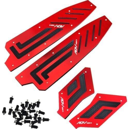 Motorcycle CNC Accessories Modified Foot Pegs Plates Footrest Step Pads Footpads for ADV 150 Adv150 2019 2020