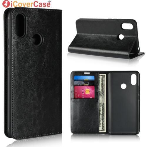 Genuine Leather Case For Xiaomi Mi Max 3 Luxury Business Wallet Cover For Xiaomi Max3 Flip Bag Mobile Phone Accessory Etui Coque