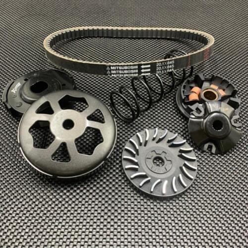 Racing CVT set for 157QMB 157QMJ 152QMI RUCKUS LIBERTY LF150T modified clutch pads bell variator tuning gy6 engine long case
