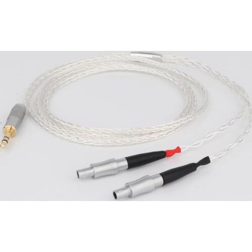 Hi-End Preffair 16Cores OCC Silver Plated Headphone Cable For Sennheiser HD800 HD800s HD820s HD820 Enigma Acoustics Dharma D1000