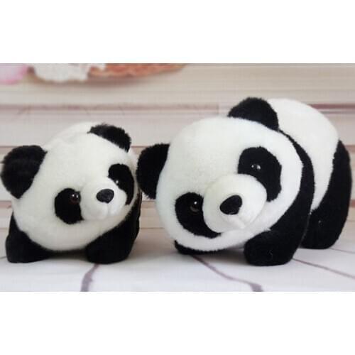 Fillings toy , lovely prone panda soft plush toy birthday gift w5161