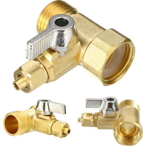 1/2'' To 1/4'' Faucet Water Filter Ball Valve Reverse Osmosis System RO Feed Ball Valve for Home Water Purifier Tap