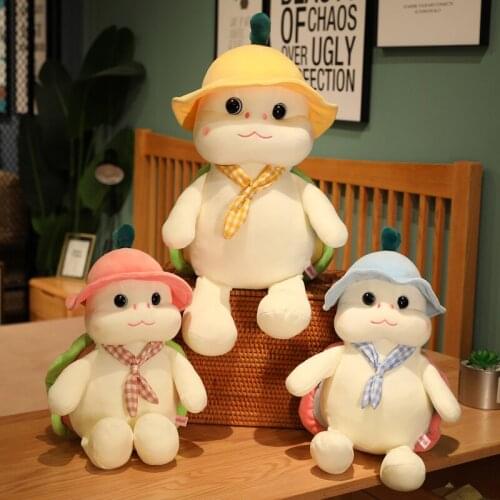 25-50CM Creative Succulents Tortoise Plush Toys Super Soft Dress Up Turtle Plush Doll Pillow Animal Toy Baby Child Kawaii Gifts