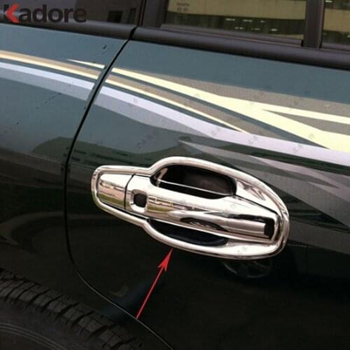 Side Door Handle Bowl Cover For Toyota Land Cruiser J200 LC200 FJ200 2008 2009 2010 2011 Chrome Cup Trim Exterior Accessories