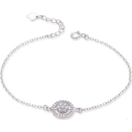 Fashion Bracelet For Women Genuine 925 Sterling Silver Bracelet Jewelry Accessories Anniversary Gift For Lady Party Decoration