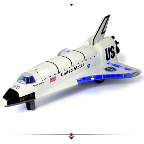 Columbia shuttle acousto optic space shuttle alloy model childrens toy birthday gift
