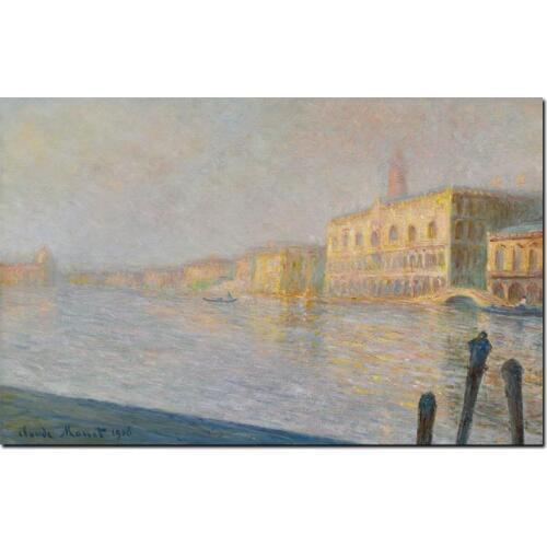 Monet Le Palais Ducal Oil Painting Digital HD Print Wall Posters And Prints Canvas Paintings Reproductions For Living Room Wall