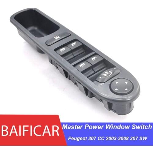 Baificar Brand New Master Power Window Control Switch 6554KT For Peugeot 307 CC 2003-2008 307 SW 2002-2014