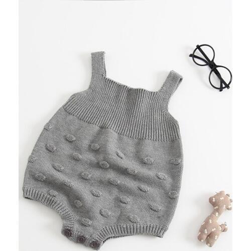 Spring baby jumpsuit romper infant one-piece newborn baby knitted romper cotton woolen baby overalls baby boys girls clothes