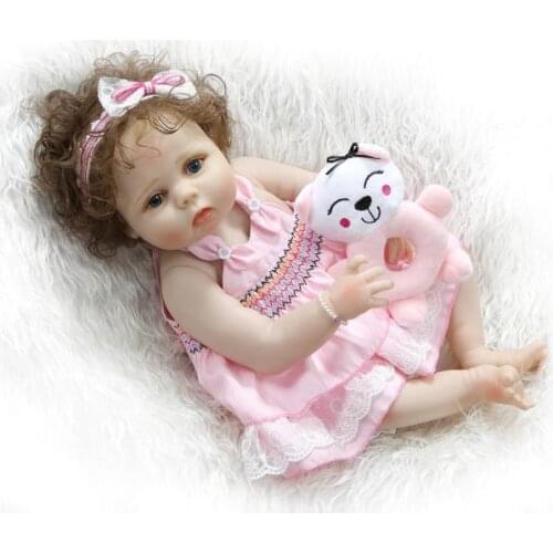 Full Silicone Reborn Baby Girl Doll Reborn Babies Bebe Reborn Corpo De Silicone Inteiro Realista Boneca Brinquedos Juguetes
