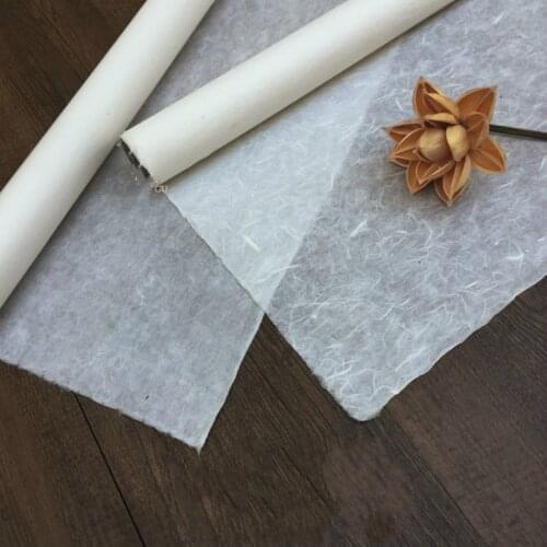 Rice Paper 10sheets See-through Half Ripe Xuan Zhi Chinese Thin Calligraphy Painting Paper Mulberry Long Fiber Lantern Paper