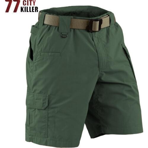 77City Killer Military Summer Quick Drying Cargo Shorts Men Combat Waterproof Outwear Multi-pocket Tactical Army Shorts Male