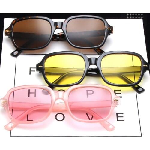 Small Oval Sunglasses Women Men Luxury Brand Designer Vintage Sunglass Female Male Black Yellow Sun Glasses
