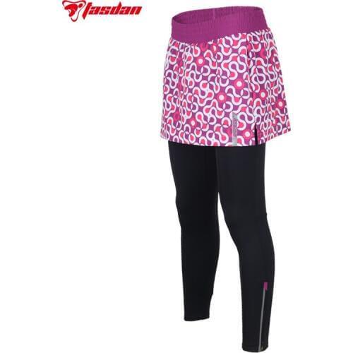 Tasdan Cycling Wear Cycling Clothes Bike Clothing Cycling Pants Bicycle Woman Pants Tights With Skirts With CoolMax GEL Pad