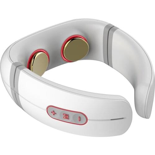 Humaneotec Smart Electric Neck Massager Heating Pain Relief Far Infrared Health Care Relaxation Cervical Remote Control