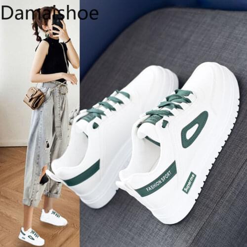 White Shoes Womens Shoes 2021 New Spring Popular Shoes Versatile Student Platform Comfort White Shoes Sports Board Shoe Fashion