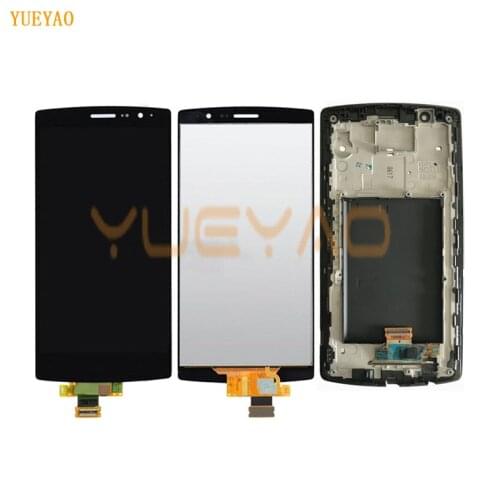YUEYAO Single SIM LCD For LG G4 H815 Display LCD Touch Screen with Frame Replacment H810 H811 H815 Screen Display For LG G4