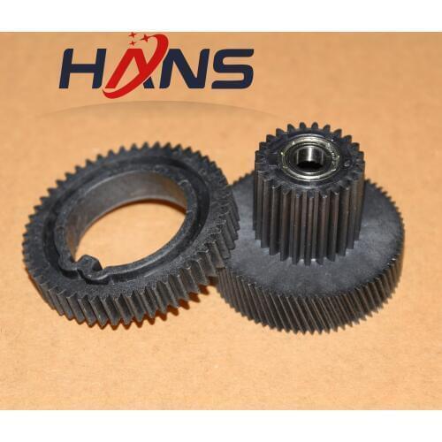 1Sets. FS7-0007-00 Upper Roller Gear+FS7-0006-000 Fuser Motor Drive Gear for Canon IR7105 IR7095 IR7200 ir 7095 7105 8500 7200