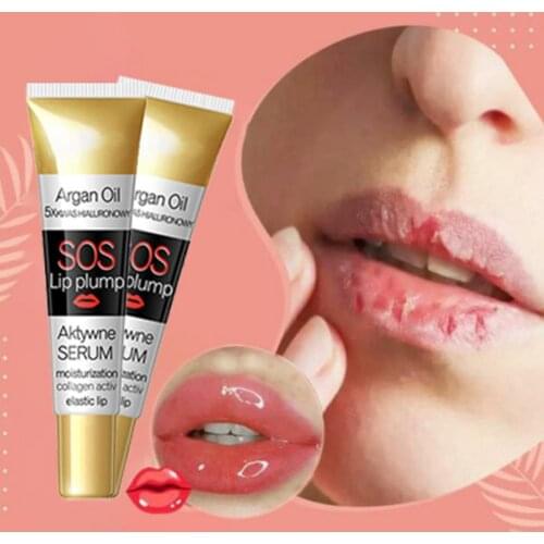 17ml Lip Plumper Non-Greasy Nourishing Transparent Sexy Long Lasting Moisturizing Repairing Lip Balm for Female