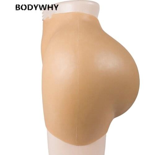 5500g Full Silicone Panty Padded Buttocks Hips Enhancer Body Shaper Sexy Body Shapewear Plus L Size Pads Fake Butt Big Ass Pants