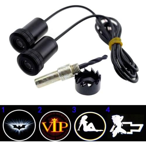 Projecteur Laser Led de Logo de voiture, 2 pièces, éclairage de porte pour vip Sexy woman chevrolet , projecteur au sol pour car
