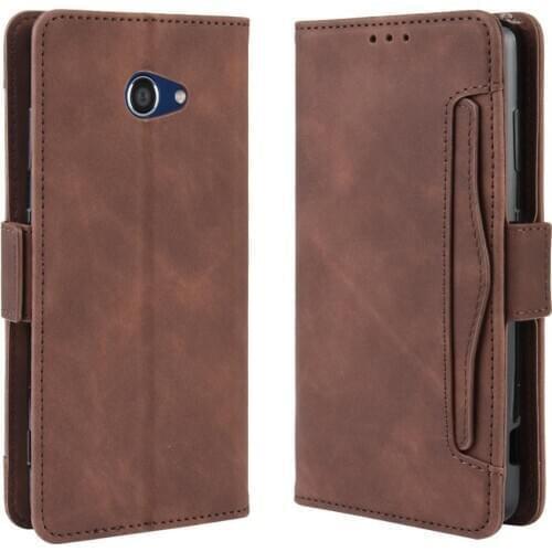 For Kyocera Basio4 Basio 4 Kyv47 Case Wallet Flip Skin Feel Soft Leather Phone Bag Cover For Kyocera Basio 4 With Many Card Slot