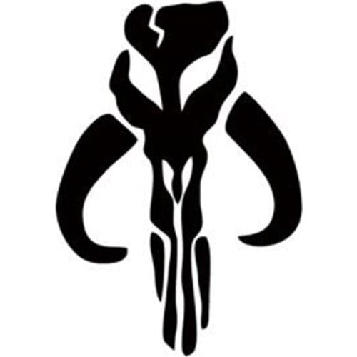 Black/Sliver Fashion Cool Skull Car Stickers Vinyl Funny Car Door Window Decoration Accessories Decal C667