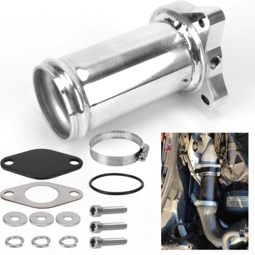 For VW Golf Audi 1.9 TDI 130/160 BHP Blanking Bypass Auto Diesel EGR Delete Kit EGR02 57MM 2" EGR Valve Replacement Pipe