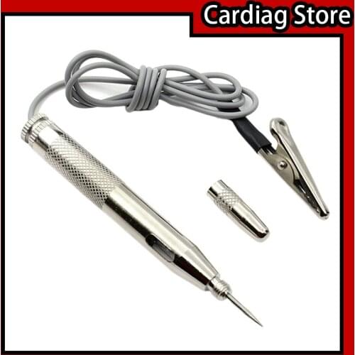 HL-5915 DC 6V 12V 24V Light Probe Test Lamp Car Light Circuit Tester Lamp Voltage Test Pen Detector Copper 2019 New