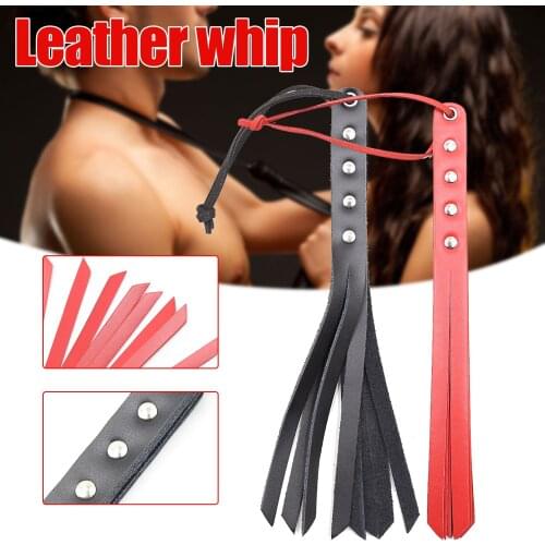 Hot Erotic Toys Bdsm Bondage Whip Brushed Velvet Whip PU Leather Appliances Loose Whip Products for Adults Men Women sy9