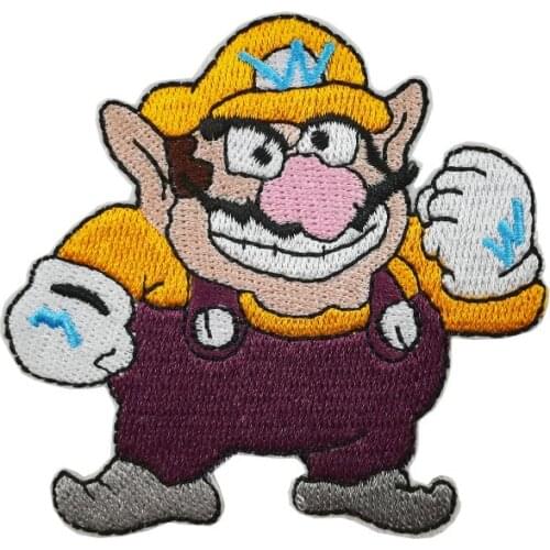 Game Embroidered iron on patches for clothing Cartoon Cute badge applique cosplay costume diy