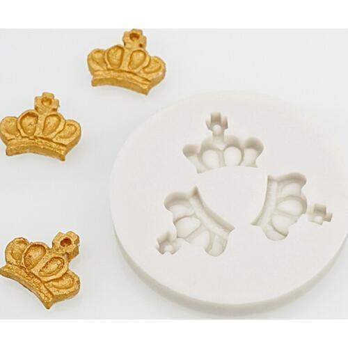 Crown Cupcakes Silicone Mold Fondant Mould Cake Decorating Tools Chocolate Gumpaste Mold, Sugarcraft, Kitchen Accessories