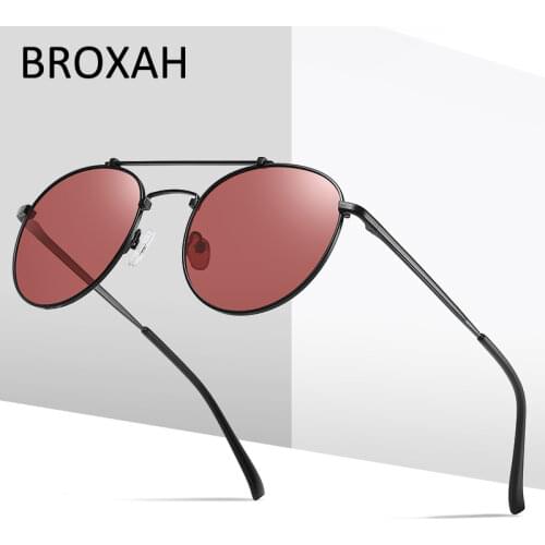 Round Polarized Sunglasses Men Women 2020 Fashion Driving Glasses Metal Sunglasses Outdoor Shades