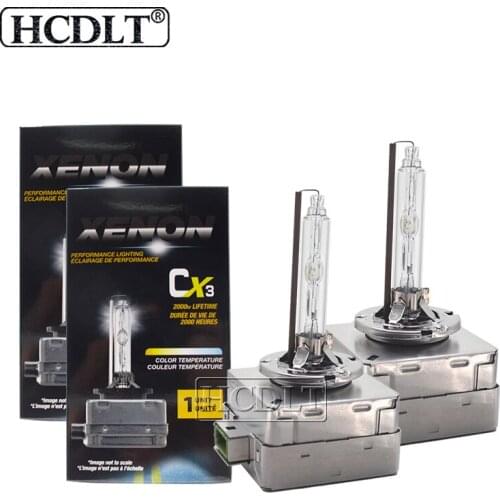 HCDLT 2PCS D1S Xenon Light Car Headlight Bulb 35W 4300K 5000K 6000K 8000K Super Bright 55W D2S D4S D3S Auto HID Xenon Lamps Kit