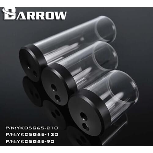 Barrow pc water cooling Half Reservoir D5/MCP655 Pump Cover water cooler Water Tank building YKD5G65-90 YKD5G65-130 YKD5G65-210