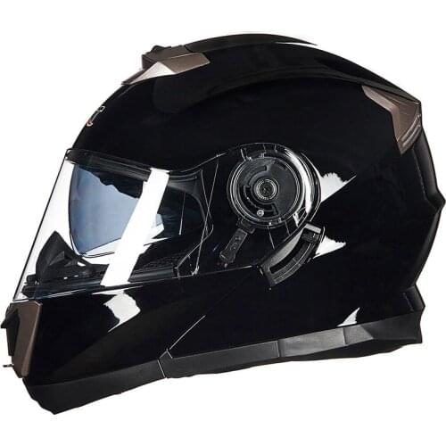 Helmet Flip Up DOT Dual Lens Cascos Para Moto Cool Motorcycle Helmet Full Face Casco Black Motocross Motorbike Helmets Modular