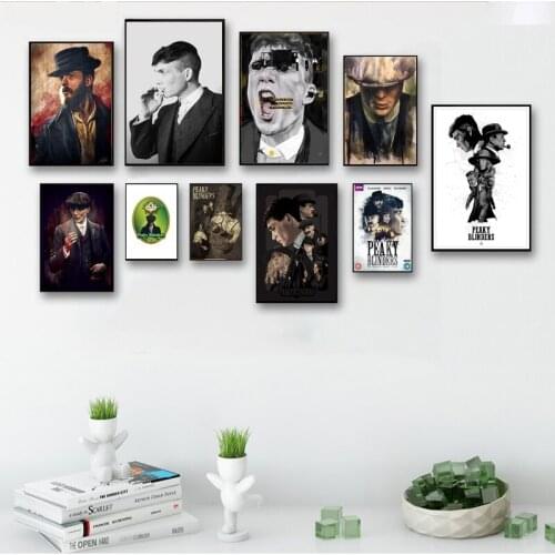 Peaky Blinders Film TV Movie Martin Scorsese HD Wall Art Home Decor Canvas Painting Art Nordic Decoration Cafe Bar Room Poster