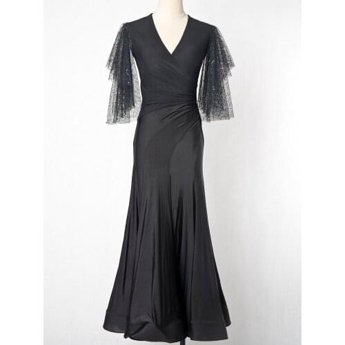 Newest !! Ballroom waltz modern dance dress dance competition standard ballroom dancing clothes W21005