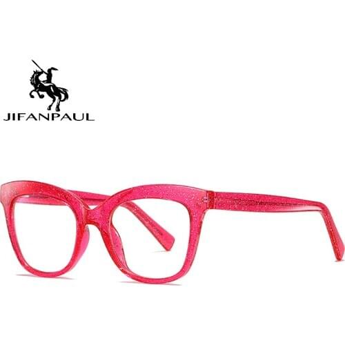JIFANPAUL Glasses anti-blue light TR90 titanium computer glasses anti-fatigue conventional game glasses decoration free shipping