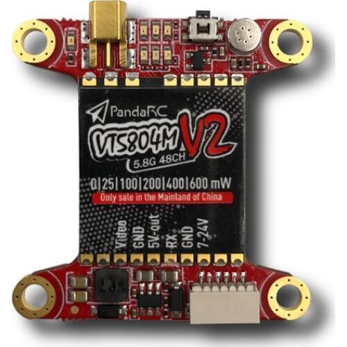 PandaRC VT5804M V2 image Transmitter With wheat 0mW-600mW 48CH support OSD adjust for DIY for RC Racing Drone Quadcopter