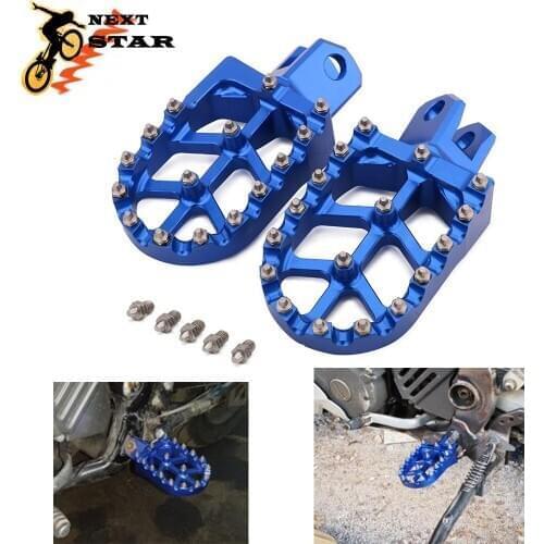 Motorcycle Foot Pegs FootRest Footpegs Rests Pedals For Kawasaki KLX400R KLX 400R 400 2003-2004 RM 125 RMX RMZ 250 400S E 400SM