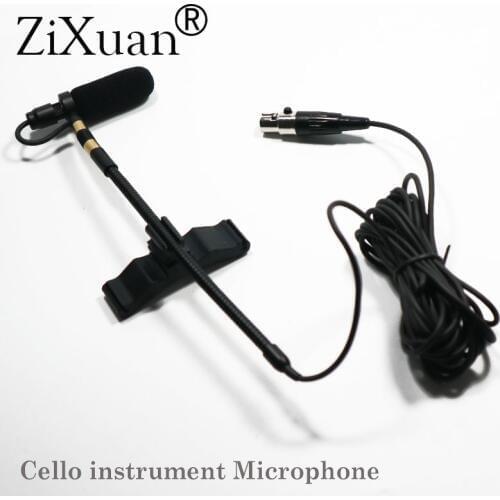 Pro Music Instrument Microphone Condenser Cello Instrument Microfone for Shure AKG Samson Wireless System XLR Mini Transmitter