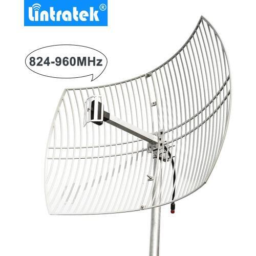 20dBi Grid Antenna 824-960MHz External Antenna Big Coverage for Mobile Phones Signal Repeater Booster Amplifier Outdoor Use