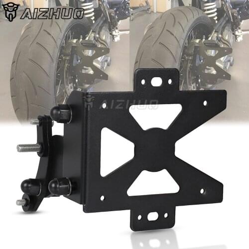 Motorcycle Side Mounted LED License Plate Bracket Fender Eliminator Side FOR BMW R NINET 1200 SCRAMBLER 2014-2019 RNINET R9T