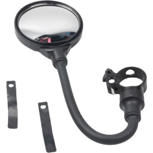 Bicycle Mirror Motorcycle Rearview Mirror Electric Vehicle Hose Adjustment Large Screen Rearview Mirror Convex Mirror New