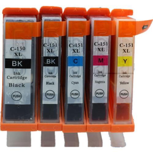 Vilaxh Ink Cartridge Replacement PGI-150XL CLI-151 For Canon Pixma IP-7210 MX-721 MG 6310 6410 5410 Printer