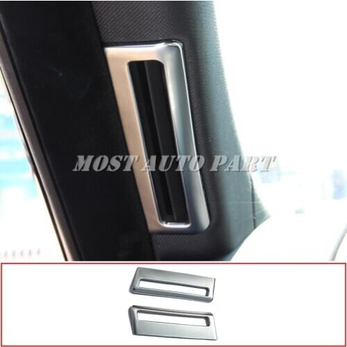 ABS Plastic Interior Front Pillar Air Vent Cover Trim For Land Rover Range Rover Sport 2014-2019 2pcs Car Decoration Car Trim