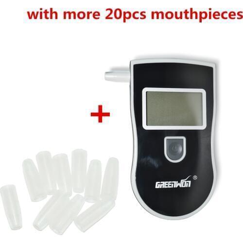GREENWON Digital Breath Alcohol Tester alcohol Breathalyzer with cloth bag packaging