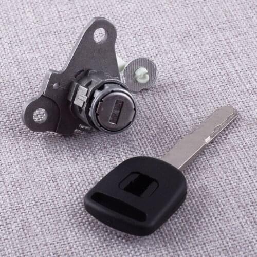 Car Left Door Lock Cylinder Key Set Anti-theif Accessories Fit for Honda Fit Jazz 2008 2007 2006 2005 2004 2003