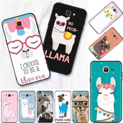 Lama Llama Animals Phone Case For Samsung Galaxy J2 J4 J5 J6 J7 J8 2016 2017 2018 Prime Pro plus Neo duo